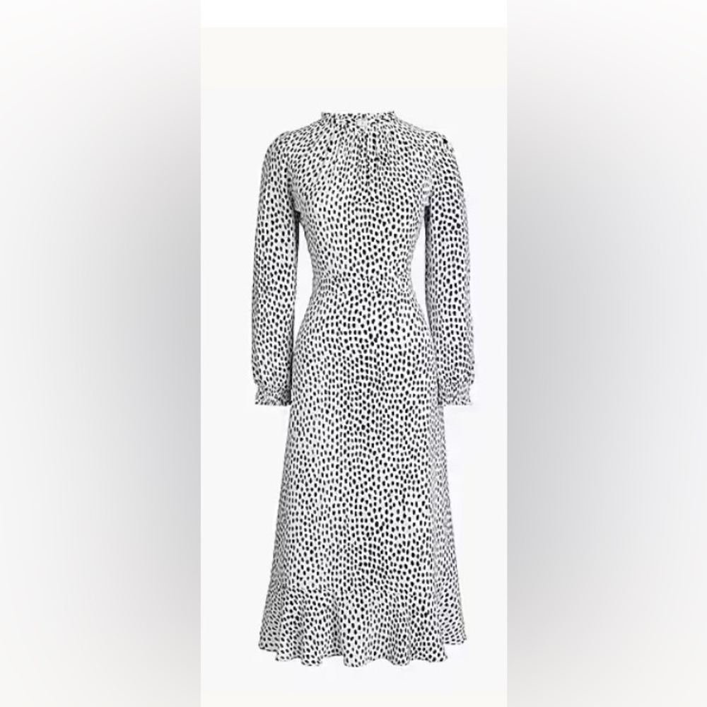 J.crew ruffle neck peasant dress. Size 10.
